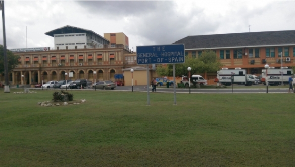 Hospitaal van Port of Spain in Trinidad&Tobago